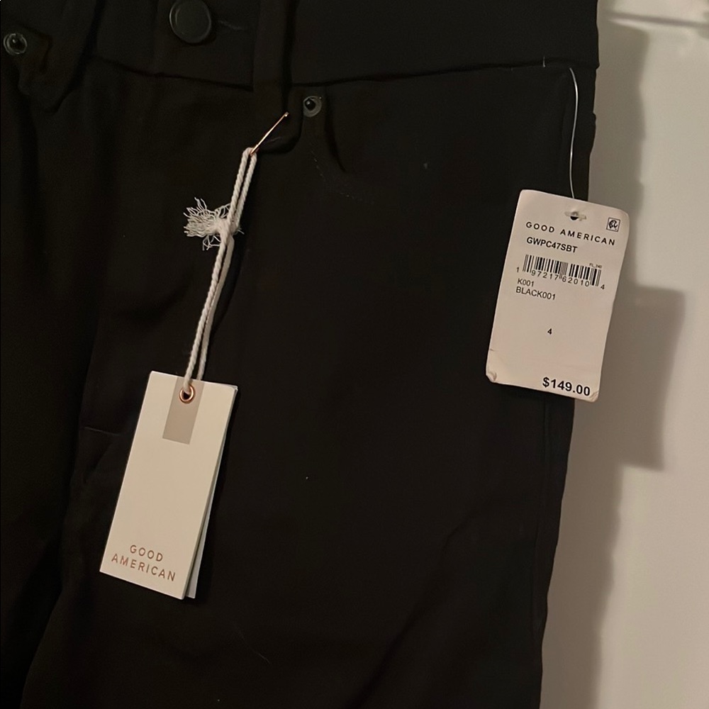 Good American Jet Black Trousers - Picture 2 of 5